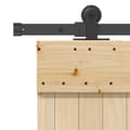 Miniatyrbilde 5 av 8: vidaXL Skyvedør med monteringstilbehør 80x210 cm heltre furu