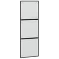 Miniatyrbillede 6 af 10: vidaXL skydedør med hardwaresæt 76x205 cm hærdet glas sort