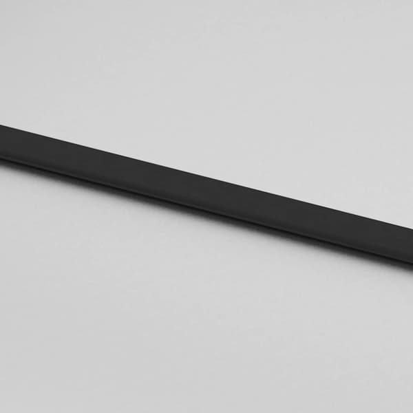 vidaXL skydedør med hardwaresæt 102,5x205 cm hærdet glas sort