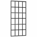 Pikkukuva 6 / 10: vidaXL Liukuovi asennustarvikkeilla musta 90x205 cm ESG lasi