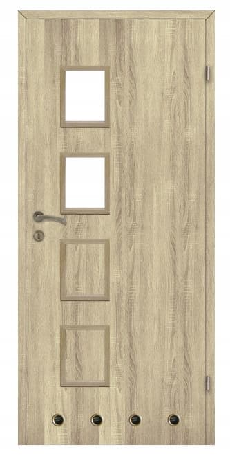 Ovet Sisäoven lehti kylpyhuoneelle oikea 70 cm Valkaistu tammi