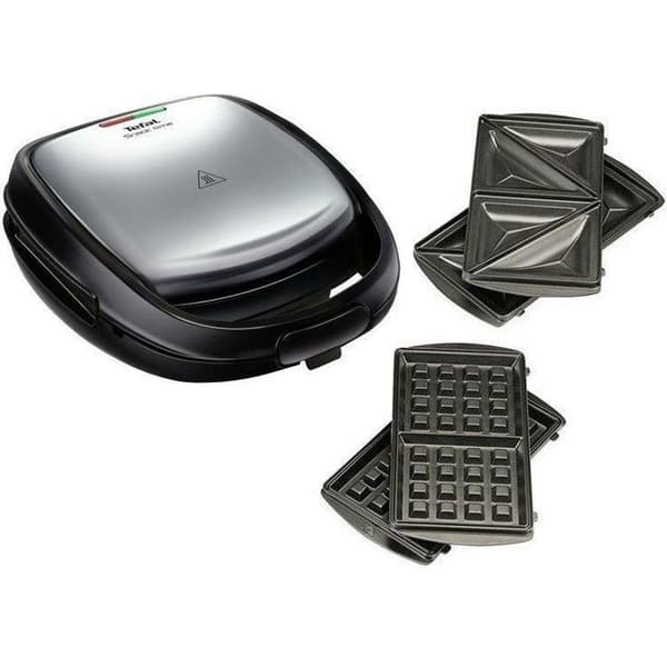 Tefal SW341D12 sandwich maker 700 W Black,Stainless steel
