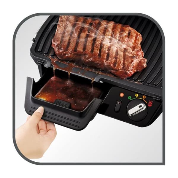 TEFAL Grill | GC461B34 | Table | 2400 W | Black/Stainless Steel