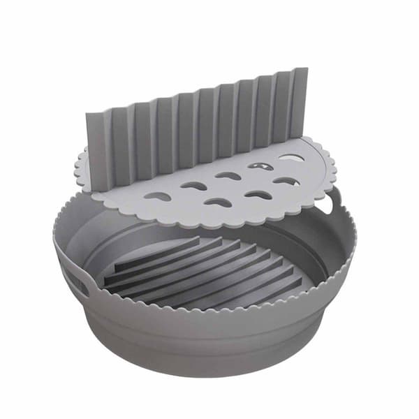 Genanvendelig form til airfryer - grå