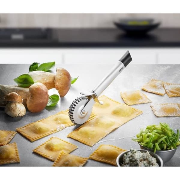GEFU - Ravioli och Maultaschen hjul PRIMELINE i svart rostfritt stål