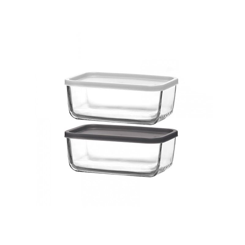 Lunchlåda Cube Rektangulär Med lock (1,2 L)