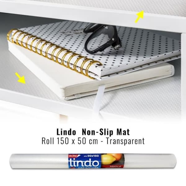 Lindo Multi-Purpose Anti-Slip Matta, Transparent, Rulla 150 x 50 cm