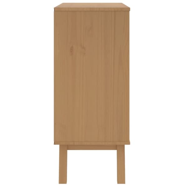 Byrå OLDEN brun massiv furu