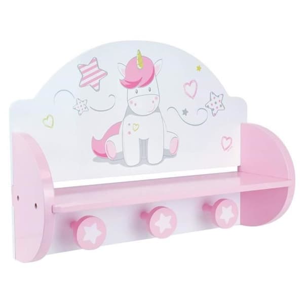 FUN HOUSE Unicorn klädhängare Hylla för barn
