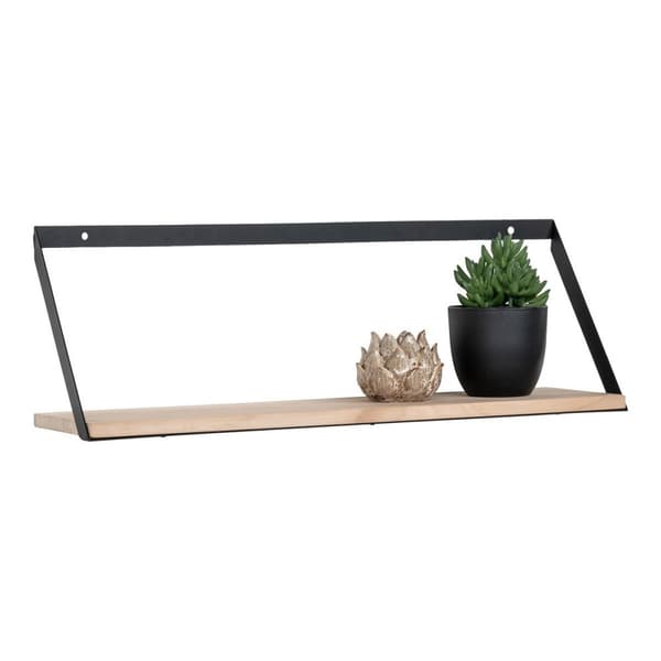 Rootzin puulähteinen hylly - Pinewood -hylly - seinävarasto - Avaruussäästäjä - 55 cm x 14 cm x 18cm