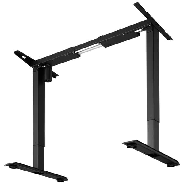 Hæve sænke stel elektrisk justerbart 85-129x65x71-121cm - sort