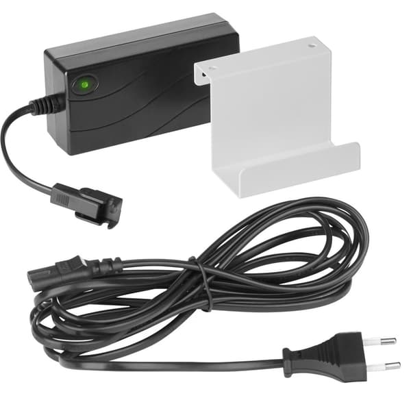 Hæve sænke stel elektrisk justerbart 85-129x65x71-121cm - hvid