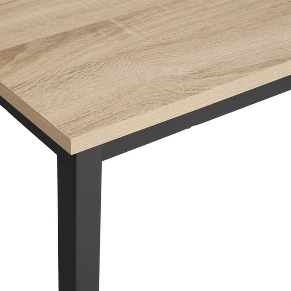 Jenkins skrivebord - Industrielt lyst træ, egetræ Sonoma,80 cm