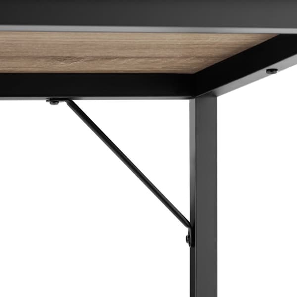 Jenkins skrivebord - Industrielt lyst træ, egetræ Sonoma,80 cm