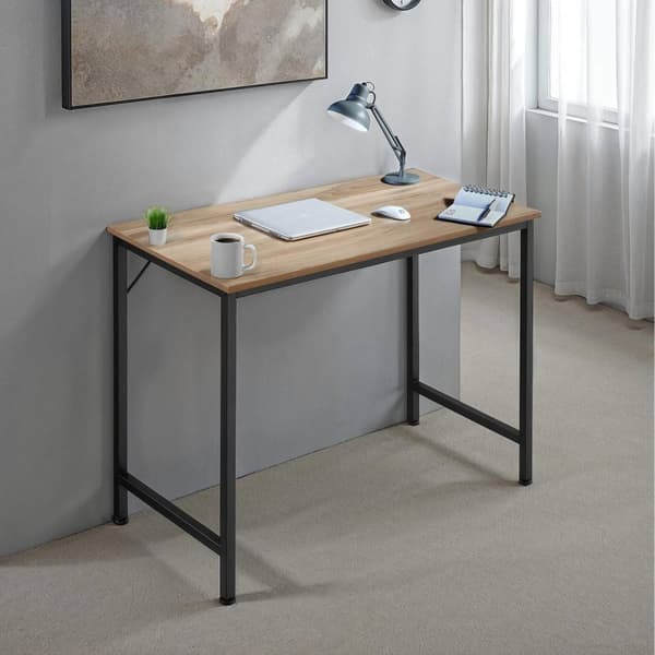 Jenkins skrivebord - Industrielt lyst træ, egetræ Sonoma,80 cm