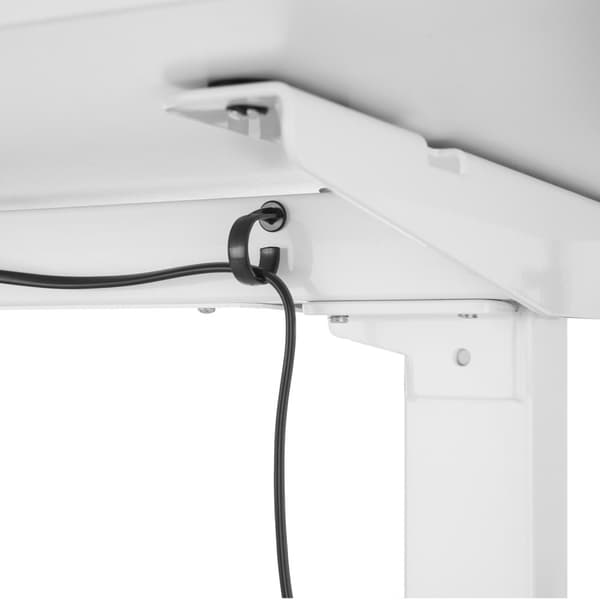 Elektriskt höj- och sänkbart skrivbord Skadi - vit