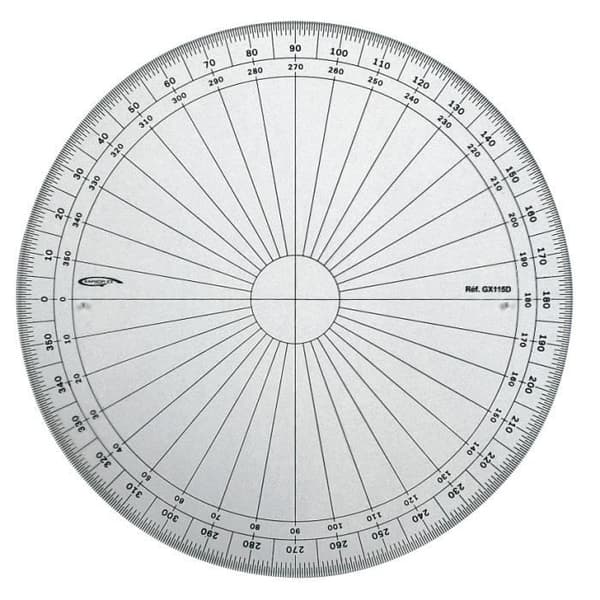 Gradskiva - GRAPHOPLEX - Ø 15 cm - Transparent - Altuglas - Blandad