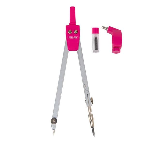 Kompass - Skola - Integrerad ledning - Universal - Blyertsadapter - Rosa