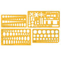 Miniatyrbild 1 av 4: Artway geometri kit - 2303169 - Set med stenciler