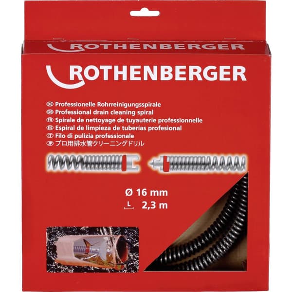 Rothenberger 72433 Rörrengöringsaxel 230 cm Mått - Diameter Ø 16 mm