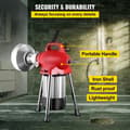 Miniatyrbild 9 av 10: 500W 400RPM professionell bärbar elektrisk avloppsmuddermaskin med 8 utbytbara knivar, tvåvägsbrytare, ren kopparmotor, bred användning