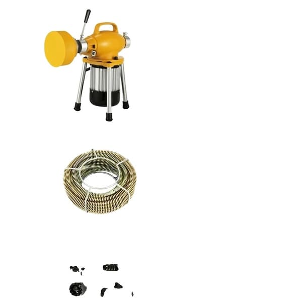 Afløbsrensning maskine, Automatisk drift, Afløbsrensning til toiletter, 400W 11PCS 400W 11PCS