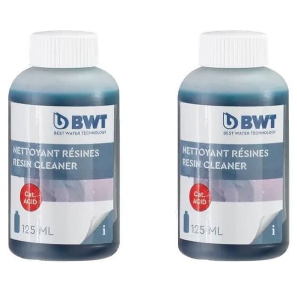 Hartsipuhdistusaineet - BWT - Stericlean - Puhdistaa tehokkaasti pehmennysaineiden ioninvaihtohartsit - 2 x 125ml