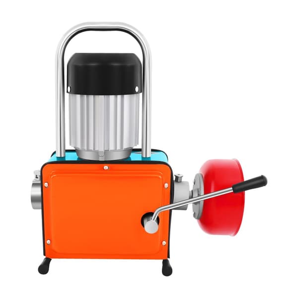 Avloppsrensningsmaskin, 1000W ren kopparmotor, effektiv rengöringshastighet på 400 varv/min, hållbar järnkonstruction.