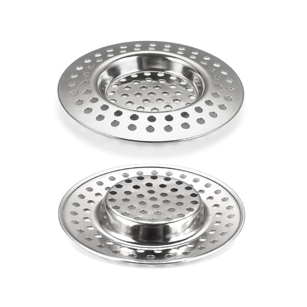 INF Afløbsfilter i rustfrit stål, hårfilter til vask (4 stk.) Model 4