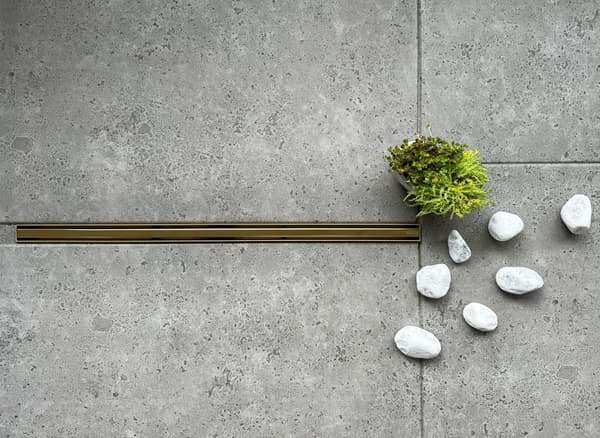 LINEÆR AFLØBSVENTIL REA NEOX SLIM PRO GULD 60