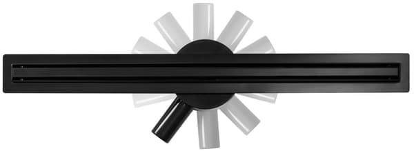 LINEÆR AFLØBSVENTIL CALANI ECO360 SLIM 90 BLACK