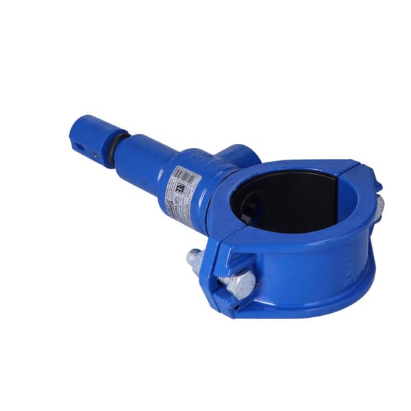 Tilslutningsbor DN110x32 til PVC/PE-rør (selvborende), PN10, til vand, GJL-gråt støbejern