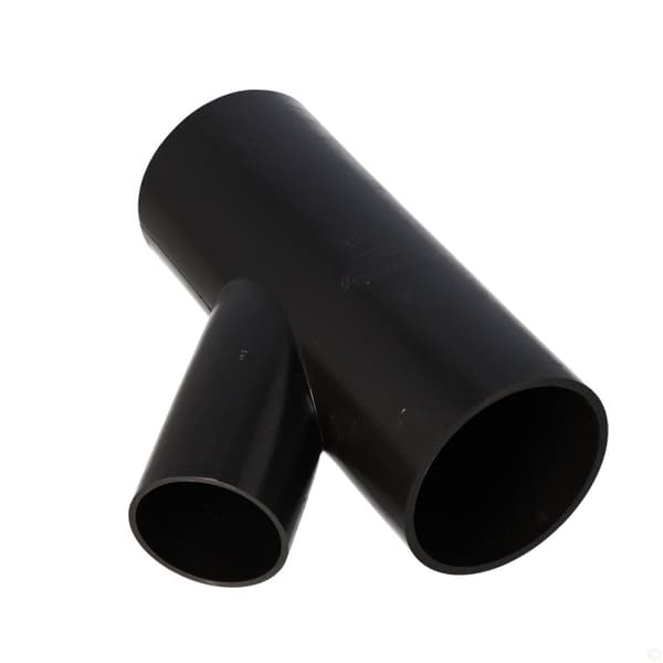 PEHD-t-rör 110x75/45 S12.5, svart, QS (Quick Stream)