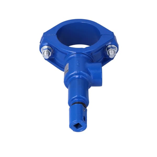 Tilslutningsbor DN110x40 til PVC/PE-rør (selvborende), PN10, til vand, GJL-gråt støbejern
