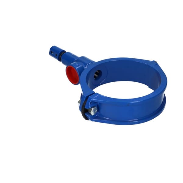 Tilslutningsbor DN225x50 til PVC/PE-rør (selvborende), PN10, til vand, GJL-gråt støbejern
