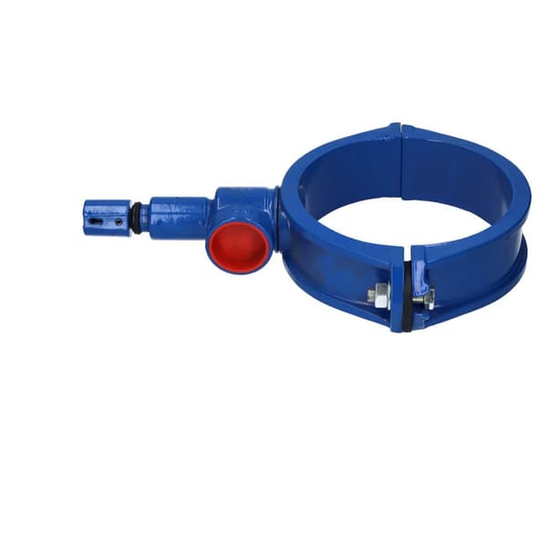 Tilslutningsbor DN225x50 til PVC/PE-rør (selvborende), PN10, til vand, GJL-gråt støbejern