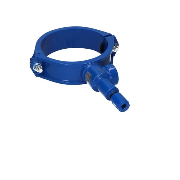 Tilslutningsbor DN225x50 til PVC/PE-rør (selvborende), PN10, til vand, GJL-gråt støbejern