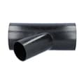 Miniatyrbillede 4 af 5: PEHD T-stykke 160x110/45 S12.5, sort, QS (Quick Stream)