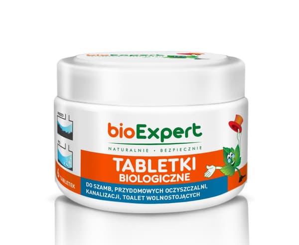Biologiske tabletter 6 stk. til septiktanke og spildevandsrensningsanlæg