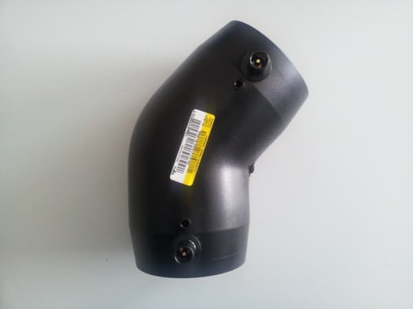45 graders albue elektrosvejsning 75 SDR7.4 SDR11 SDR13.6 SDR17, vandgas