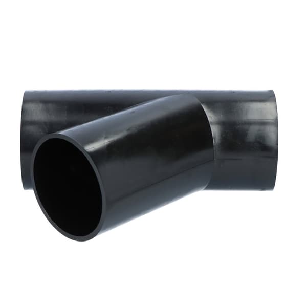 PEHD T-stykke 110x110/45 S12.5, sort, QS (Quick Stream)