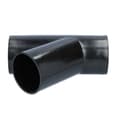 Miniatyrbillede 5 af 5: PEHD T-stykke 110x110/45 S12.5, sort, QS (Quick Stream)