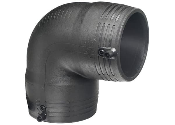 Elektrosvejsebøjning 90° d160 PE100, SDR11, PN10 gas/PN16 vand