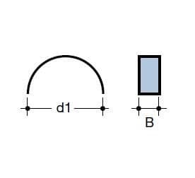Fixpunkt 56 mm stål, QS (Quick Stream)