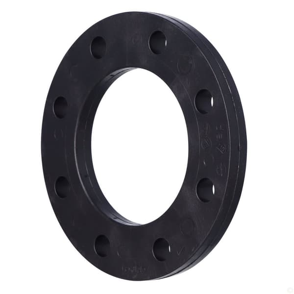 PP-flange / Løs ring d110 PN10 med stålindsats, stød, vand/gas