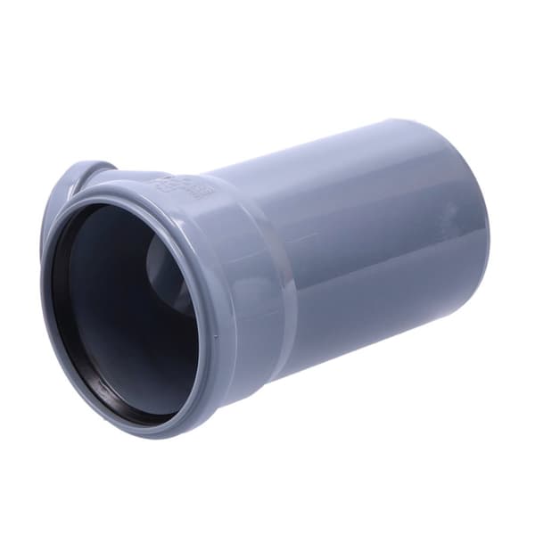 PP-HT 110x75/67 sanitært T-stykke, til internt spildevand, askefarvet