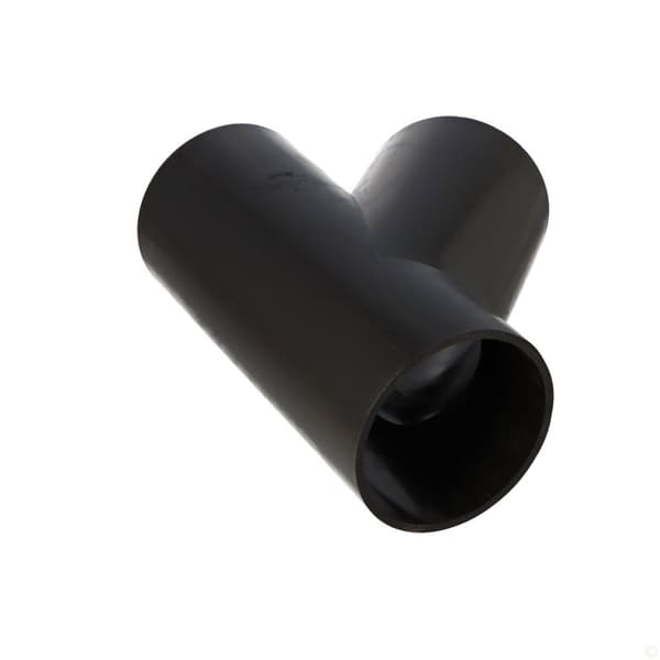 PEHD T-shirt 160x160/45 S12.5, sort, QS (Quick Stream)