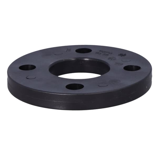 PP-flange / Løs ring d50 PN10 med stålindsats, stød, vand/gas