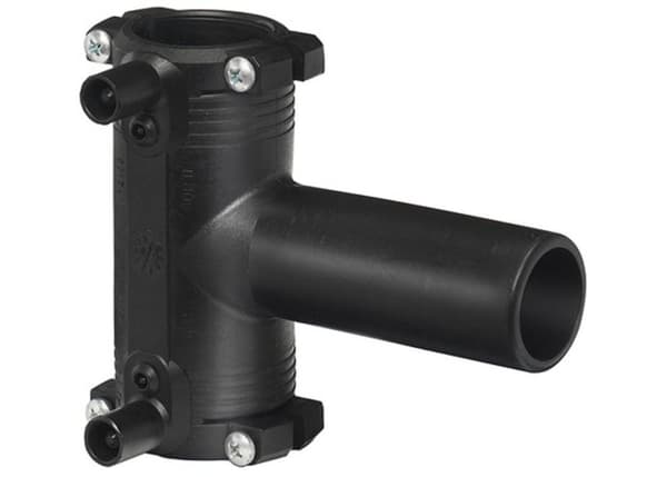Elektrosvejsnings-T-stykke 90ST. d40 PE100, SDR11, PN10 gas/PN16 vand