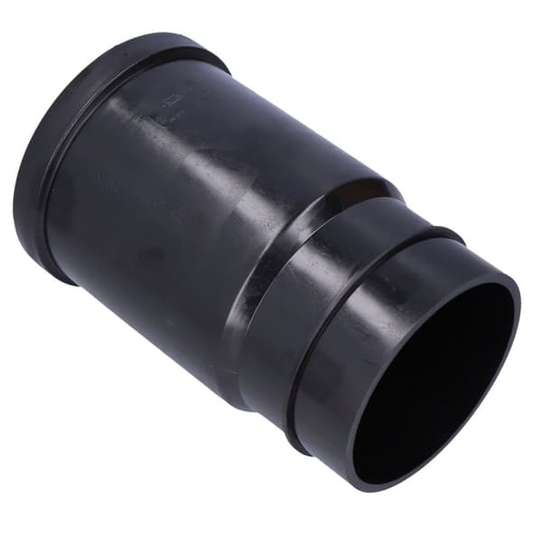 PEHD-top 160 mm S12,5 kompenserende uden hætte, sort, QS (Quick Stream)